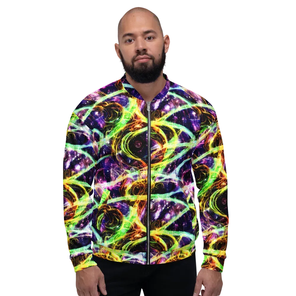 Prismatic Gravity on Bomber Jacket — Front