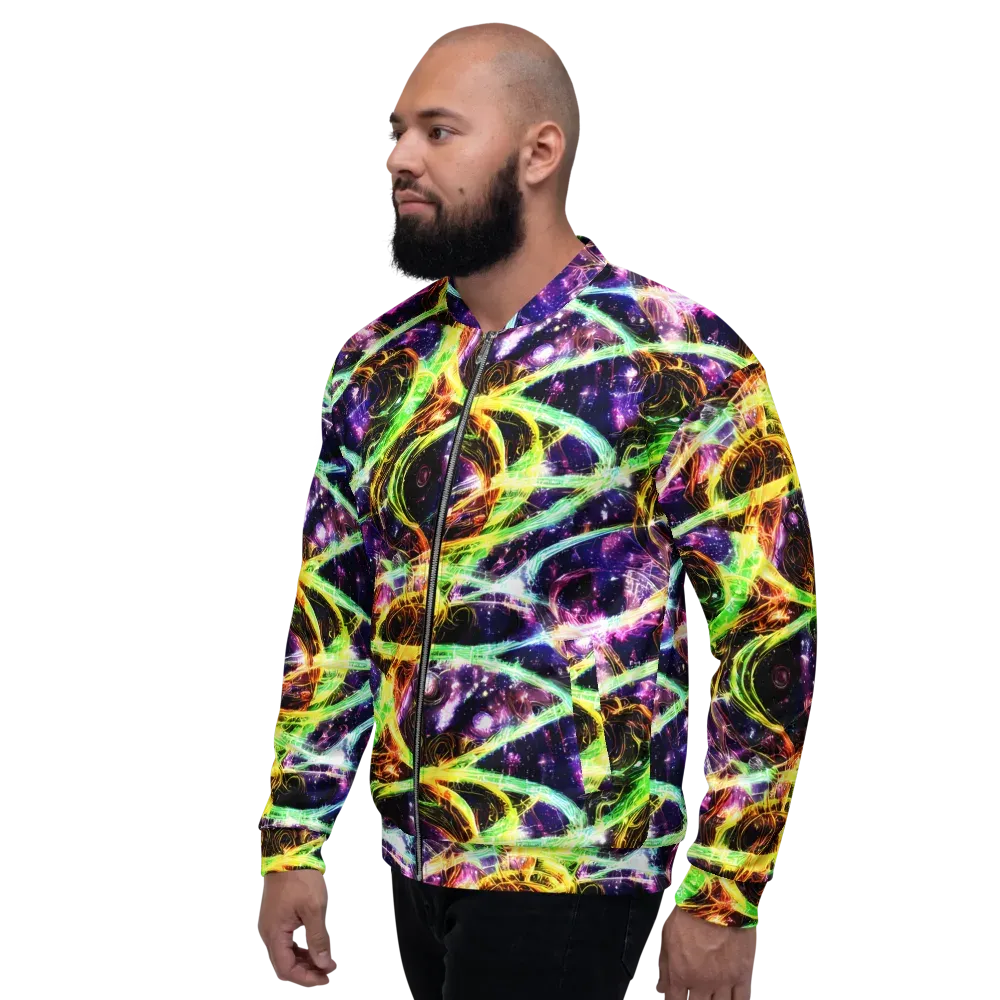 Prismatic Gravity on Bomber Jacket — Left
