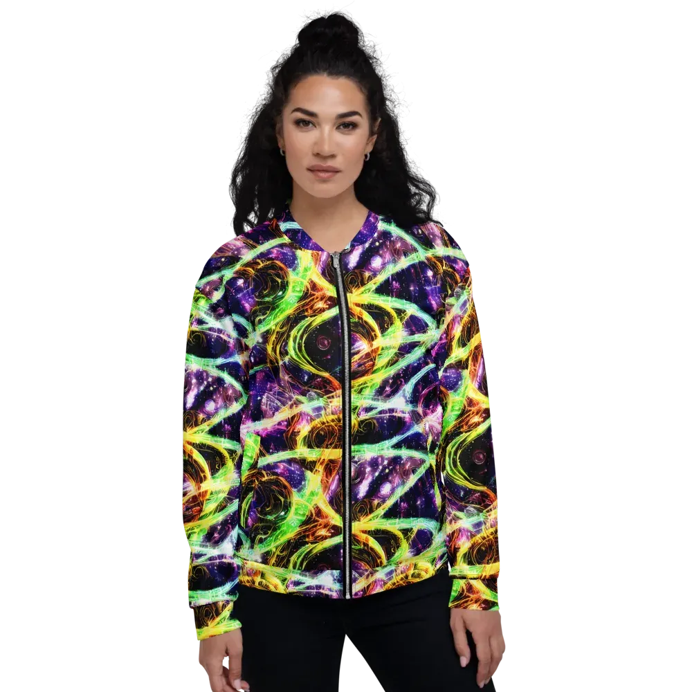 Prismatic Gravity on Bomber Jacket — Front