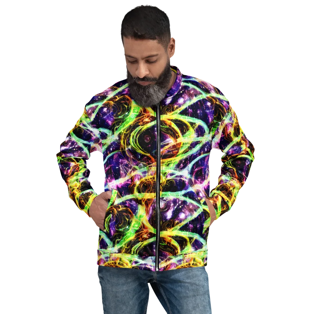 Prismatic Gravity on Bomber Jacket — Front