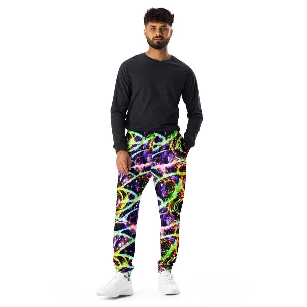 Prismatic Gravity on Men's Joggers — Front