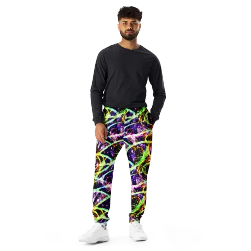 Prismatic Gravity on a Men's Joggers
