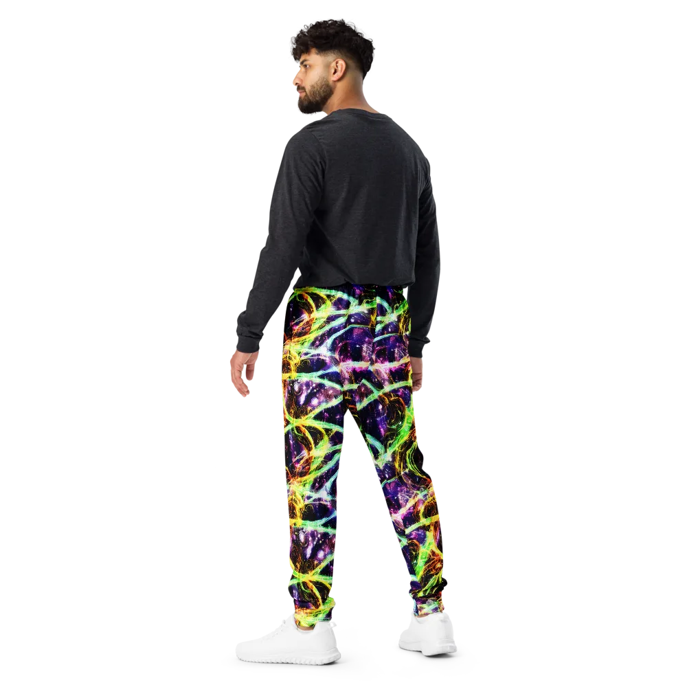 Prismatic Gravity on Men's Joggers — Back
