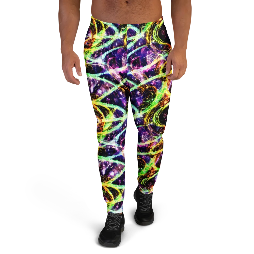 Prismatic Gravity on Men's Joggers — Front