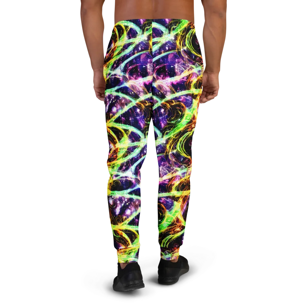 Prismatic Gravity on Men's Joggers — Back