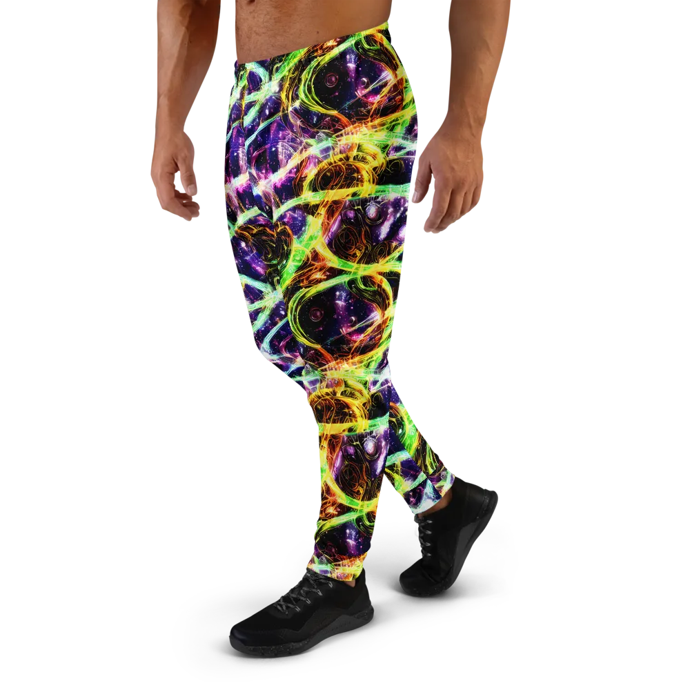 Prismatic Gravity on Men's Joggers — Left