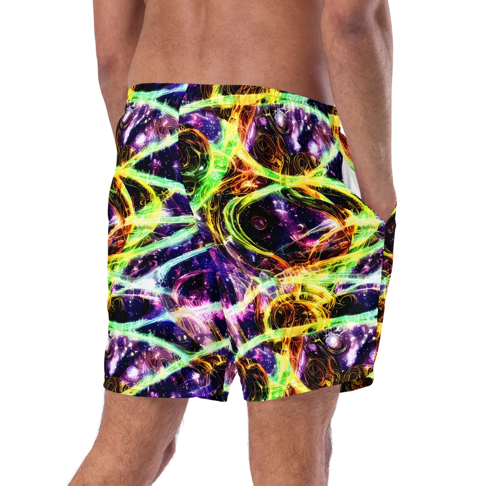 Prismatic Gravity on Swim Trunks — Right Back