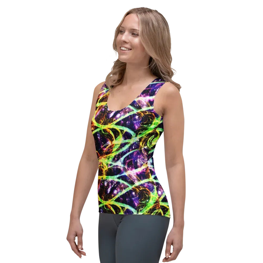 Prismatic Gravity on Women's Tank Top — Left Front