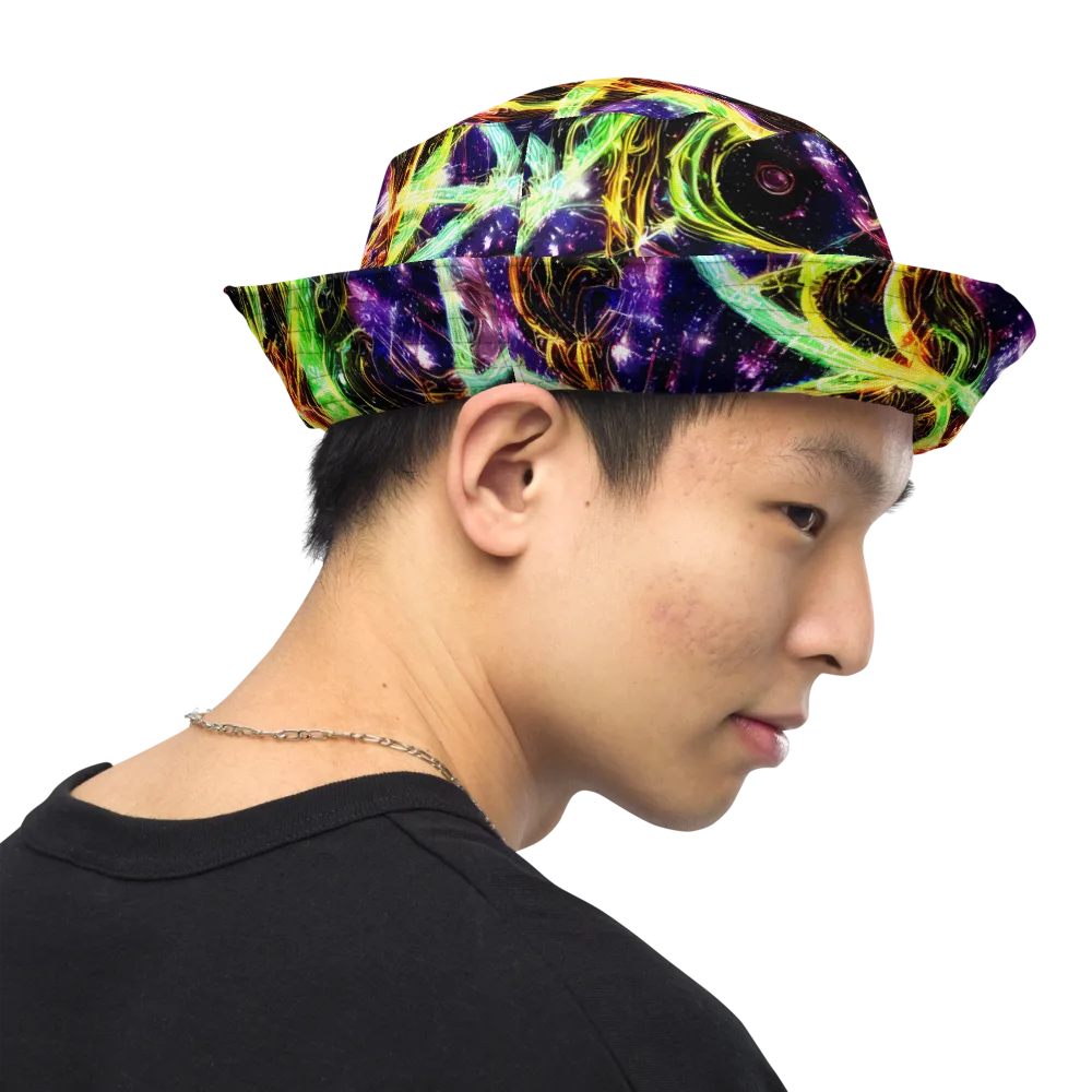 Prismatic Gravity on Reversible Bucket Hat — Right Outside