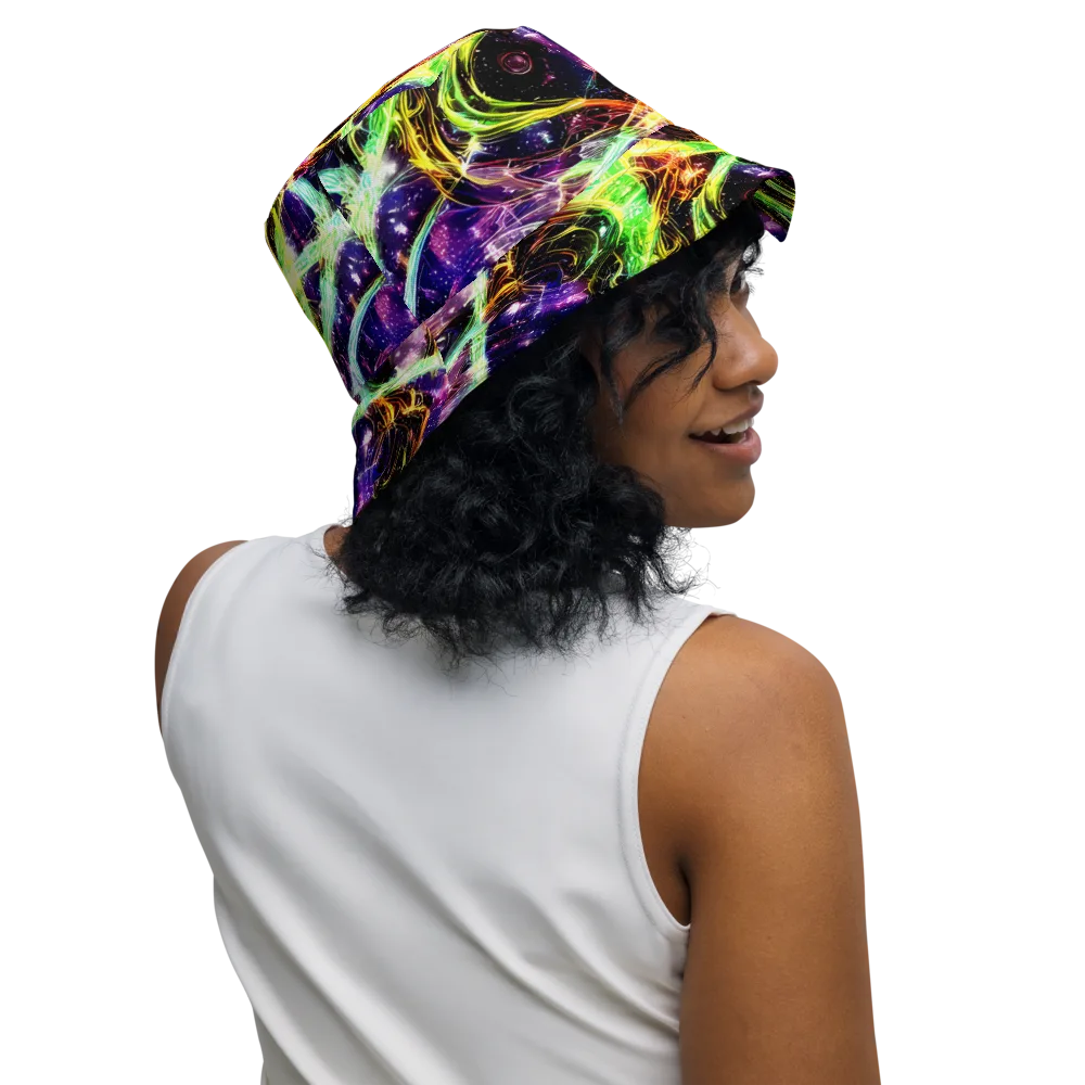 Prismatic Gravity on Reversible Bucket Hat — Right Outside