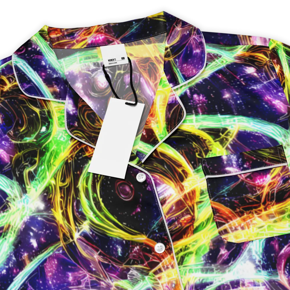 Prismatic Gravity on Women's Short Sleeve Pajama Top — Product details