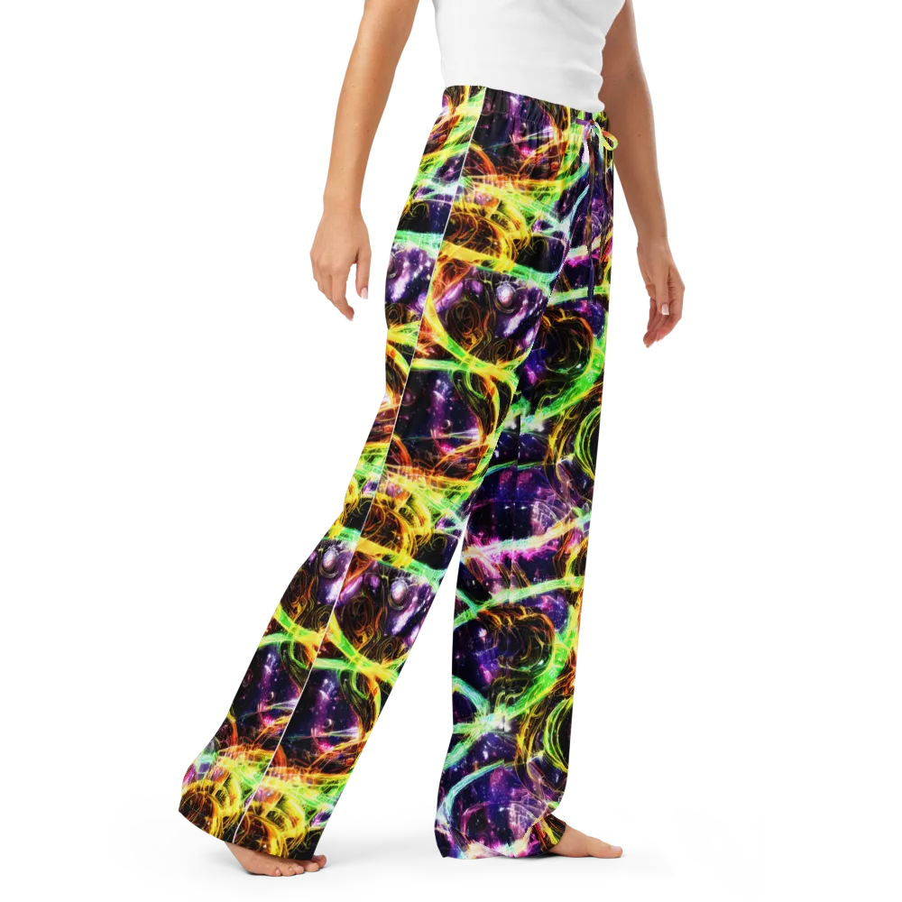 Prismatic Gravity on Women's Pajama Pants — Right Front