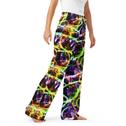 Prismatic Gravity on a Women's Pajama Pants