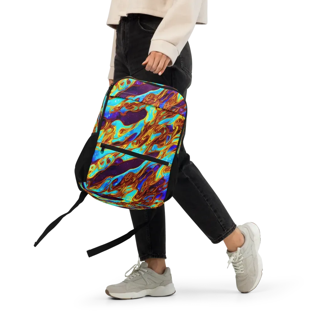Liquid Supernova on Utility Backpack — Front