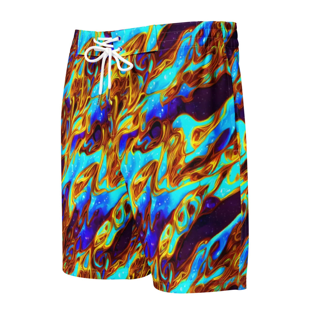 Liquid Supernova on Men's Board Shorts — Front