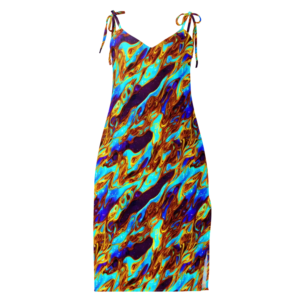 Liquid Supernova on Slip Dress — Front