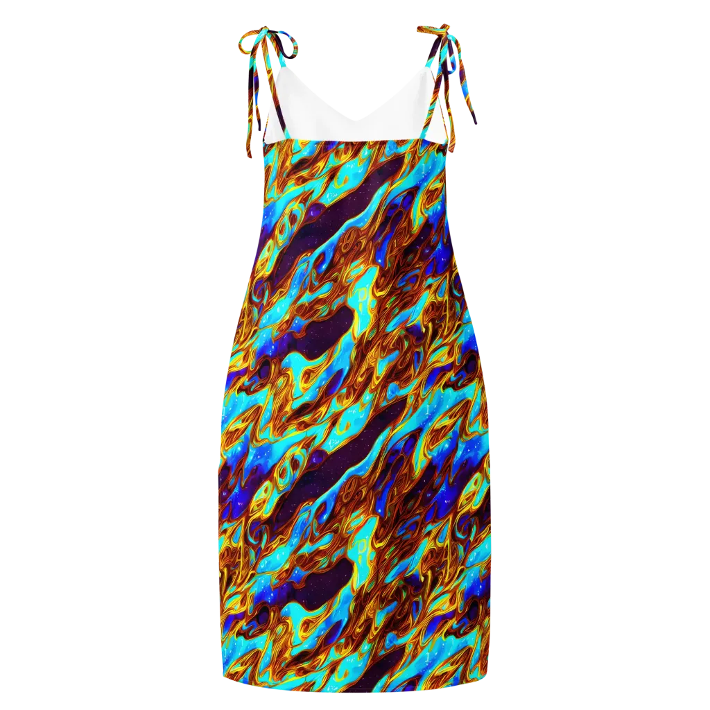Liquid Supernova on Slip Dress — Back