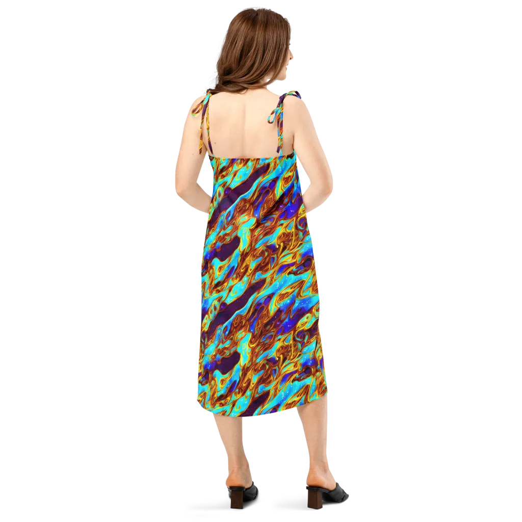 Liquid Supernova on Slip Dress — Back