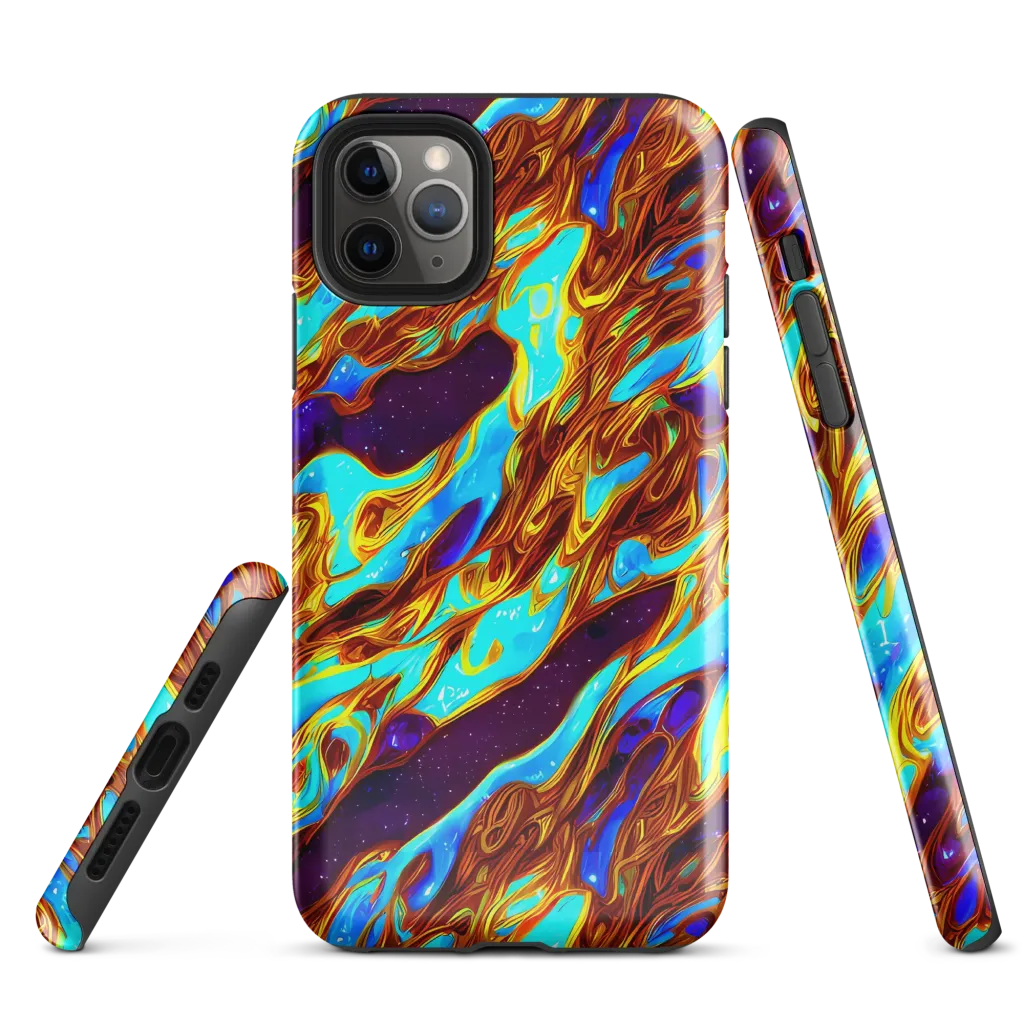 Liquid Supernova on Tough Case for iPhone® — Front