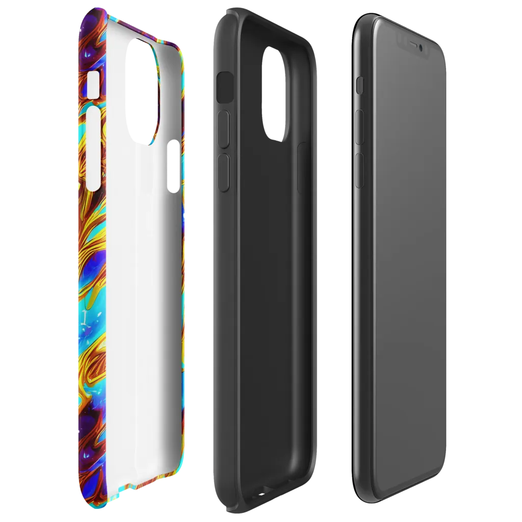 Liquid Supernova on Tough Case for iPhone® — Right
