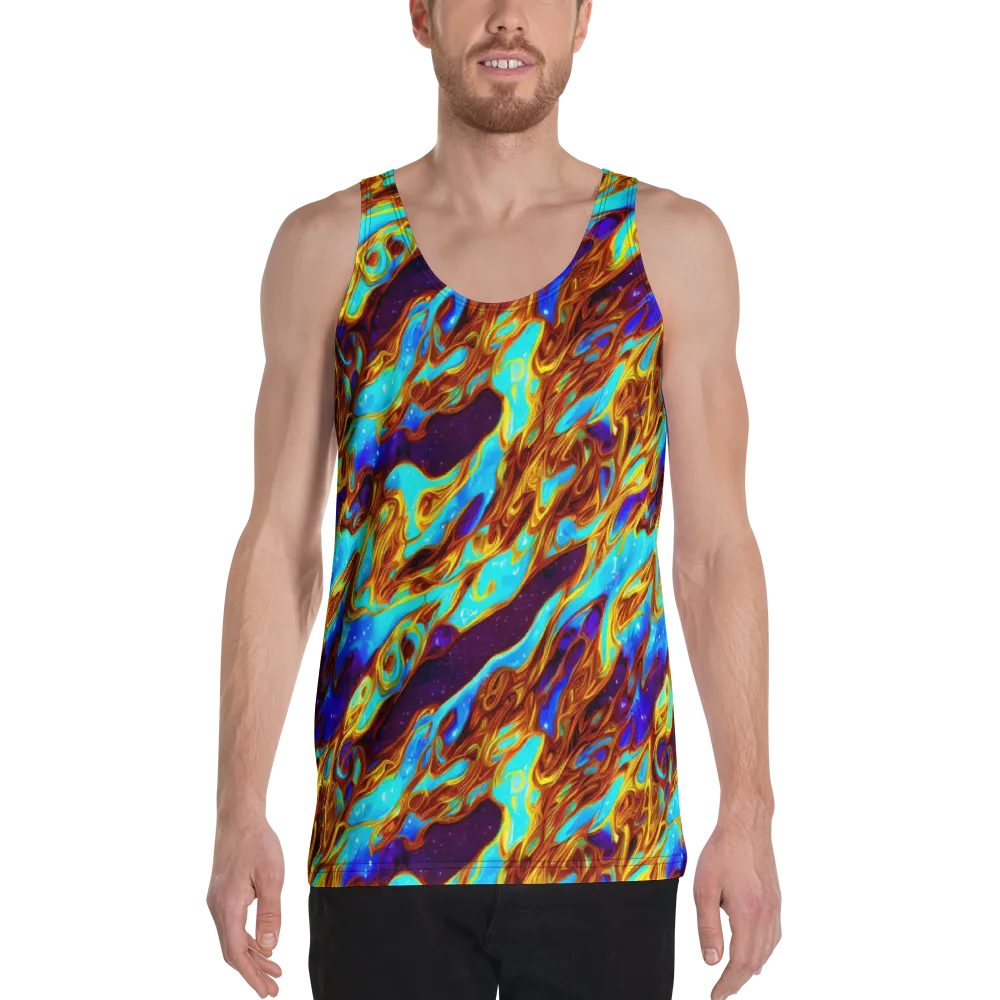 Liquid Supernova on Men's Tank Top — Front