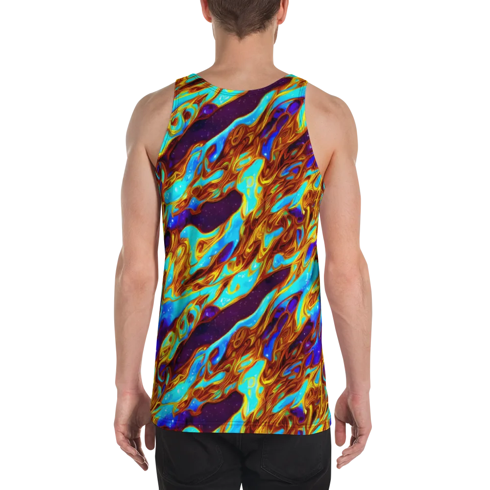 Liquid Supernova on Men's Tank Top — Back