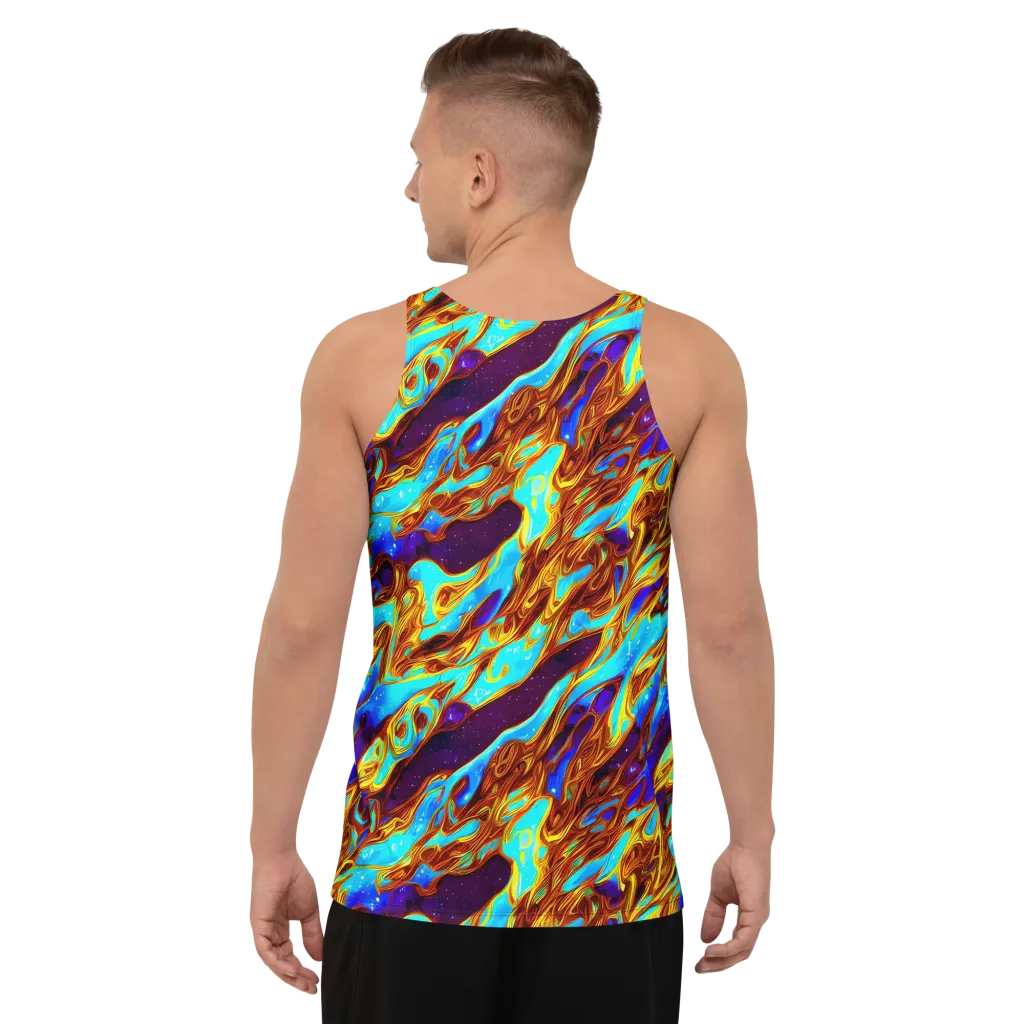 Liquid Supernova on Men's Tank Top — Back
