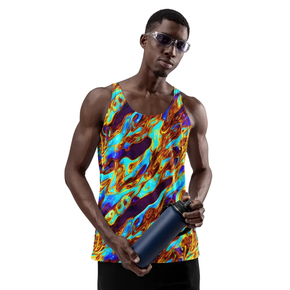 Liquid Supernova on Men's Tank Top — Front