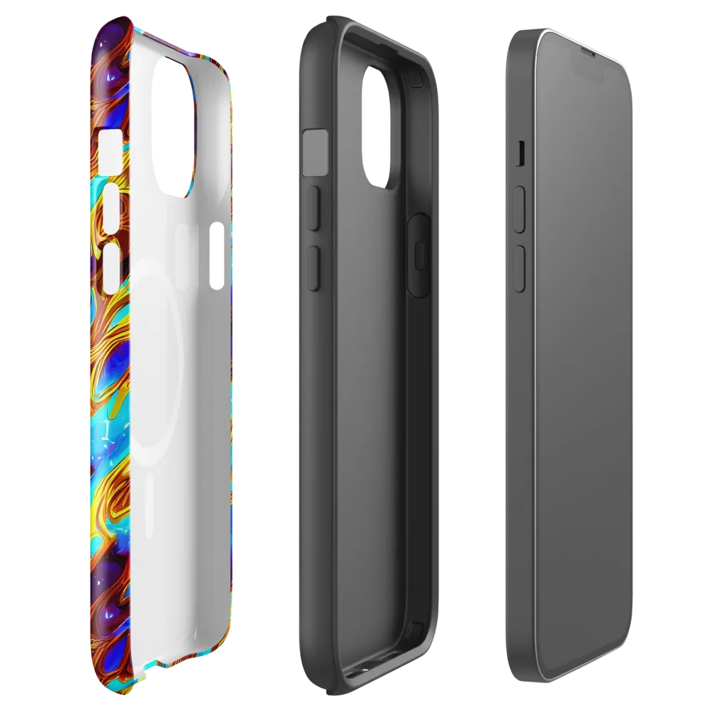 Liquid Supernova on MagSafe Tough Case for iPhone® — Front