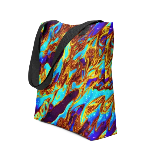 Liquid Supernova on a Tote Bag