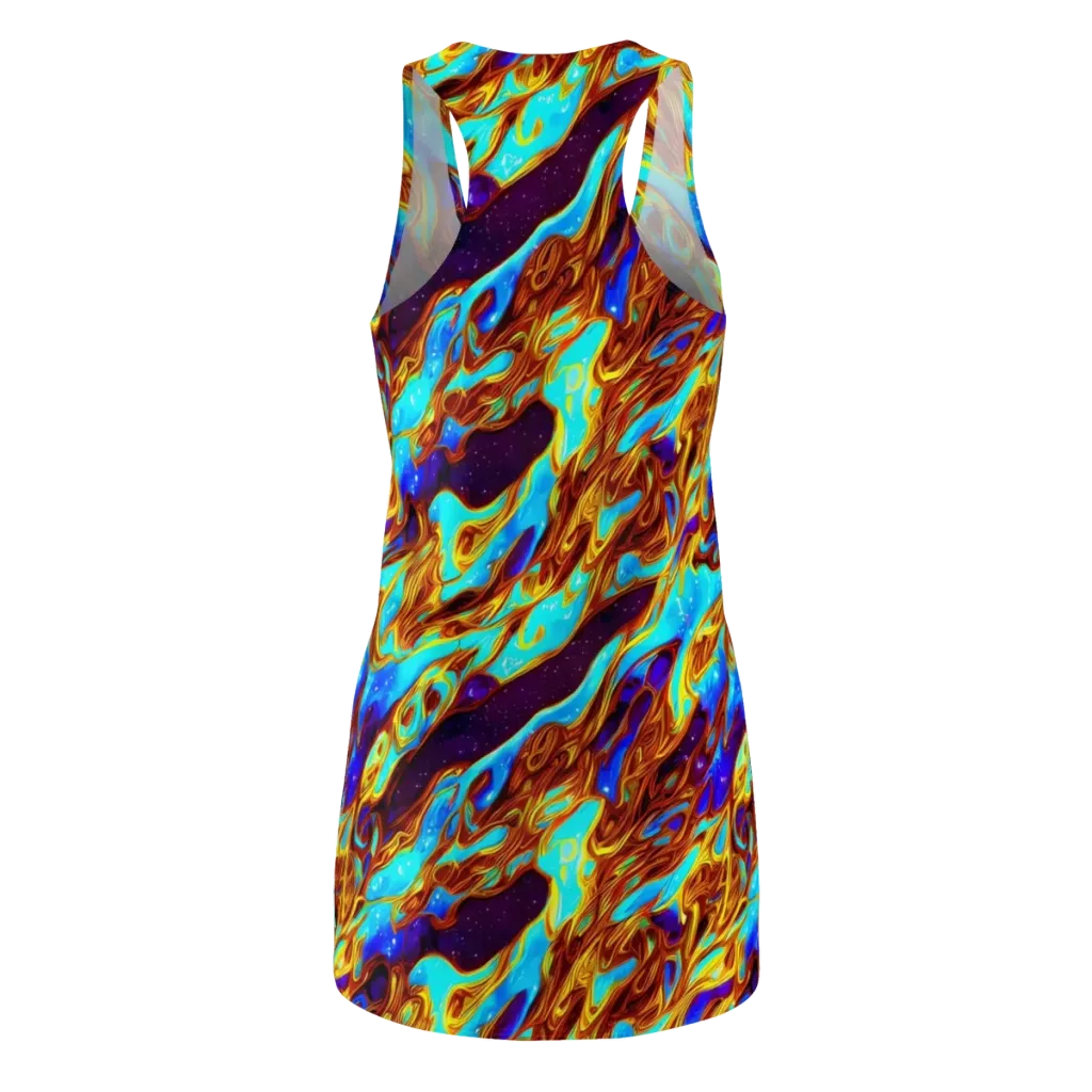 Liquid Supernova on Racerback Dress — Back