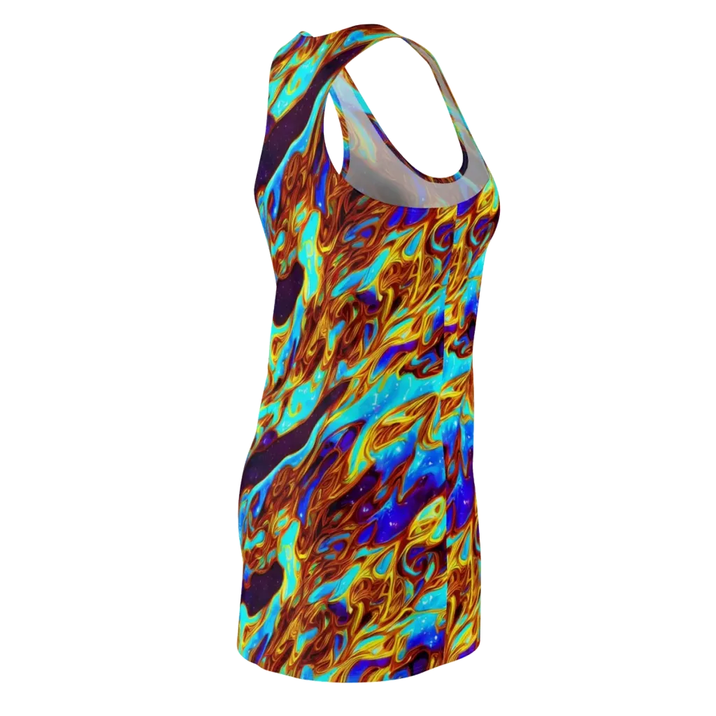 Liquid Supernova on Racerback Dress — Back Side