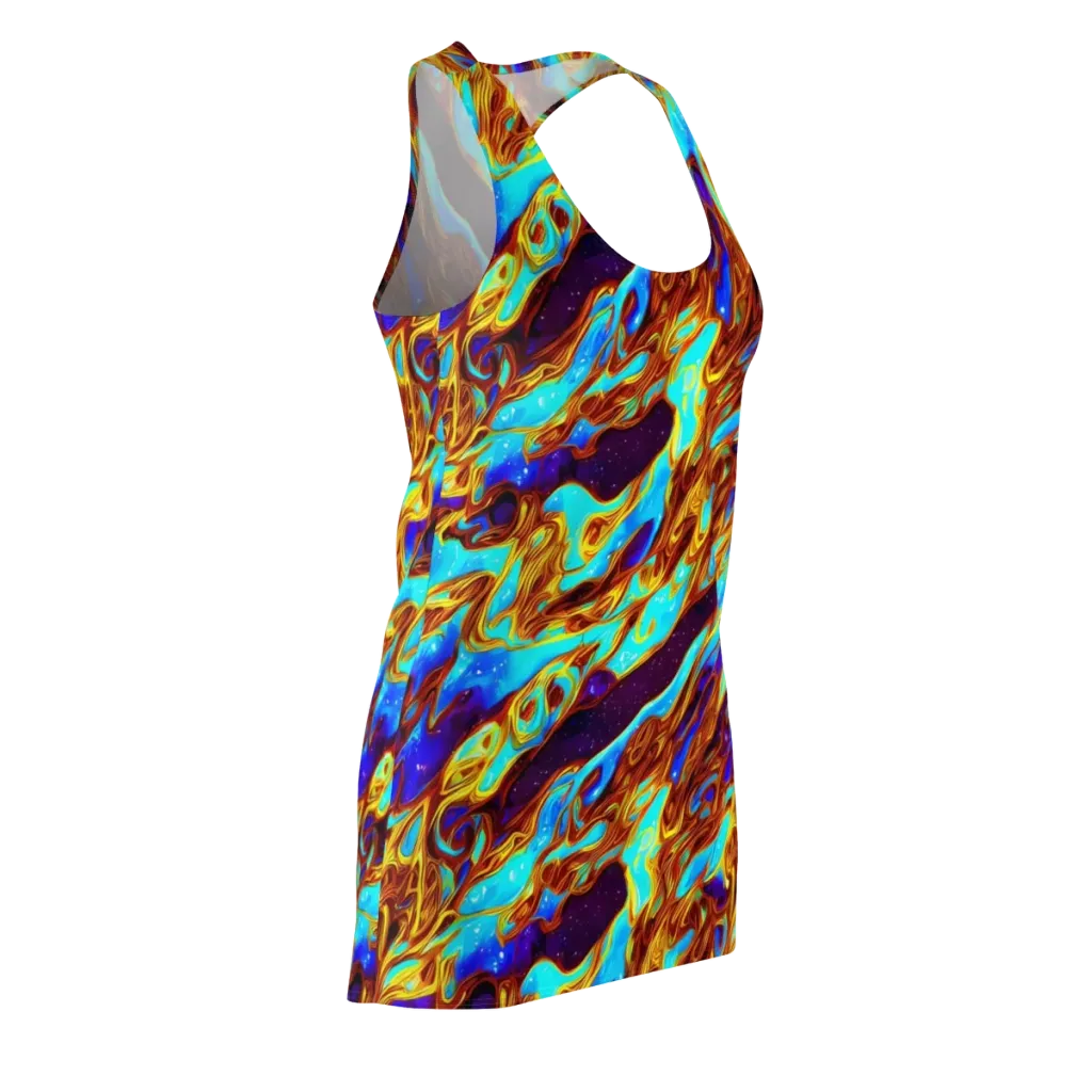 Liquid Supernova on Racerback Dress — Front Side
