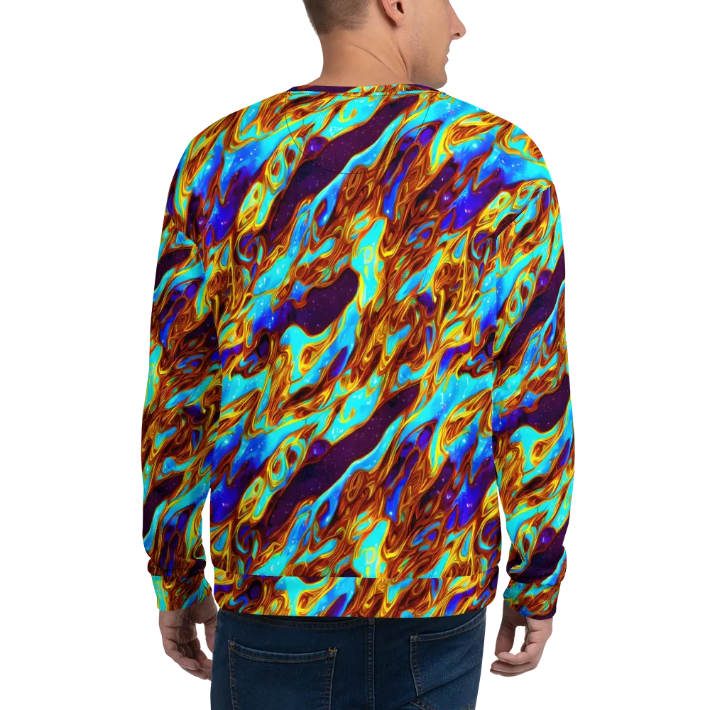 Liquid Supernova on Sweatshirt — Back
