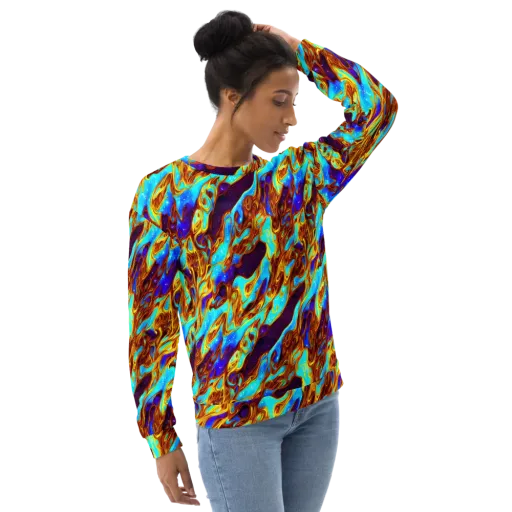 Liquid Supernova on a Sweatshirt