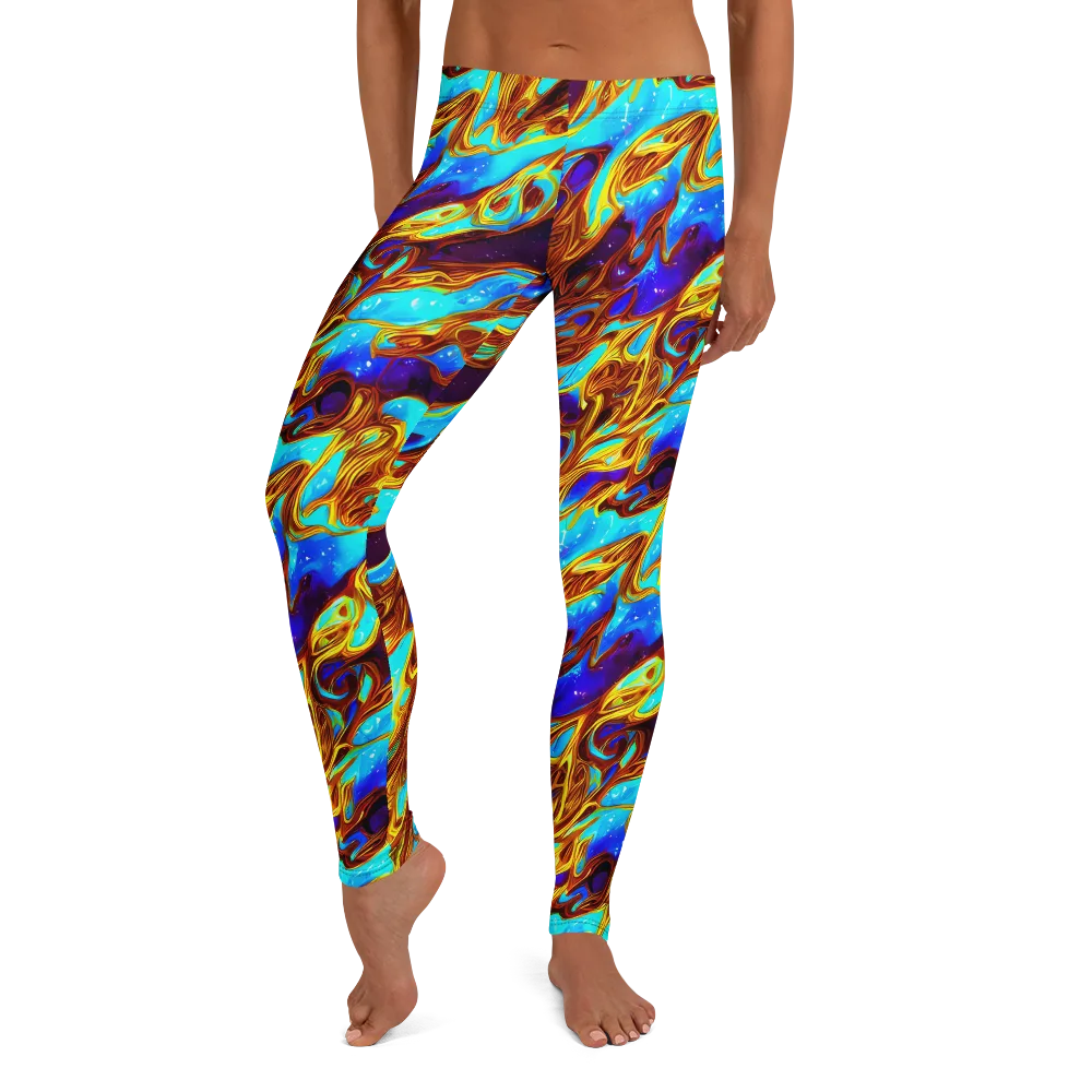 Liquid Supernova on Leggings — Front