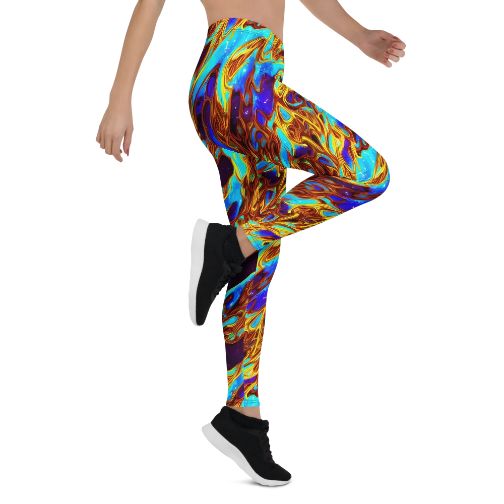 Liquid Supernova on Leggings — Right