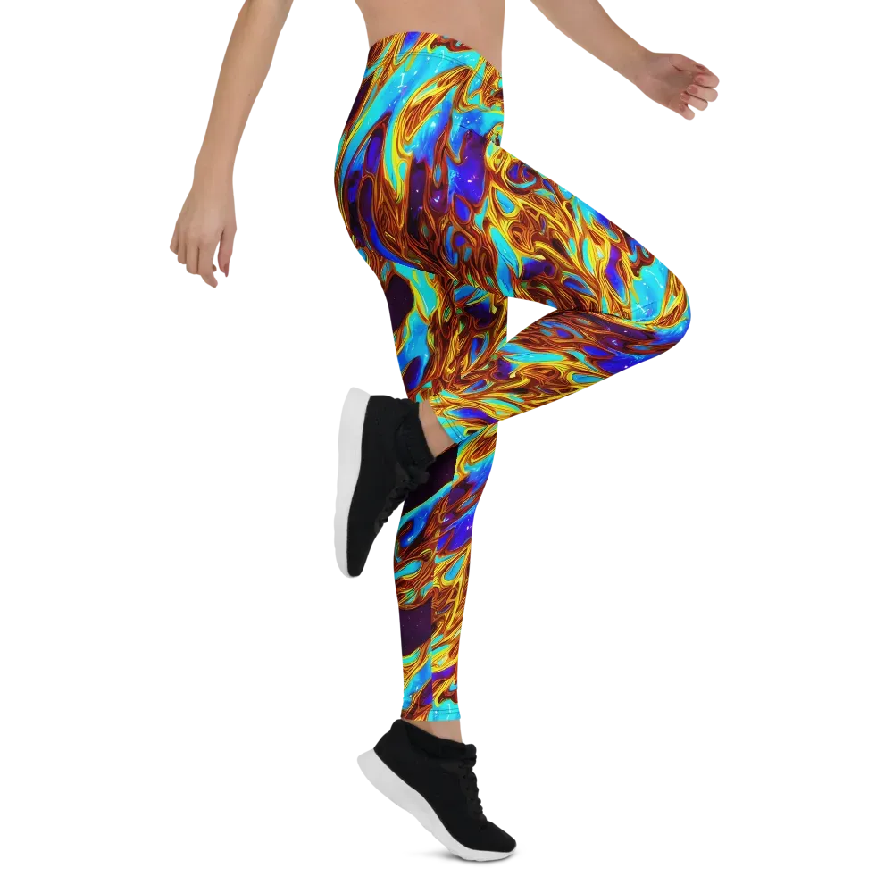 Liquid Supernova on Leggings — Right