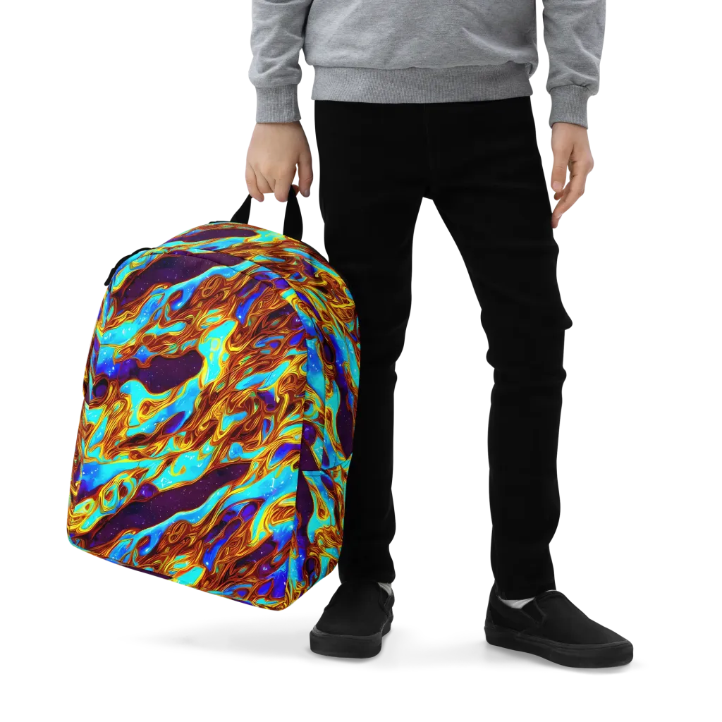 Liquid Supernova on Minimalist Backpack — Zoomed-in