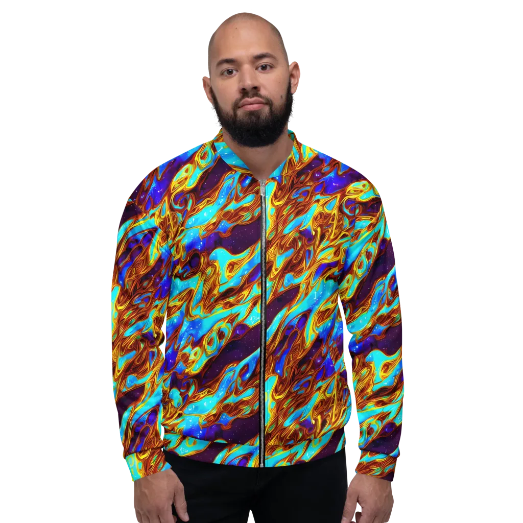 Liquid Supernova on Bomber Jacket — Front