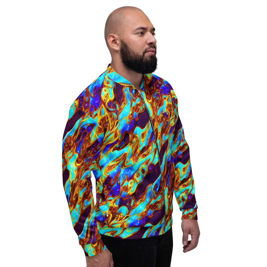 Liquid Supernova on Bomber Jacket — Right