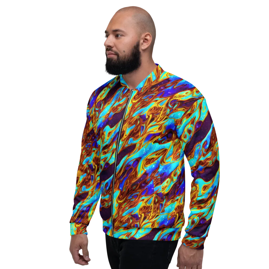 Liquid Supernova on Bomber Jacket — Left