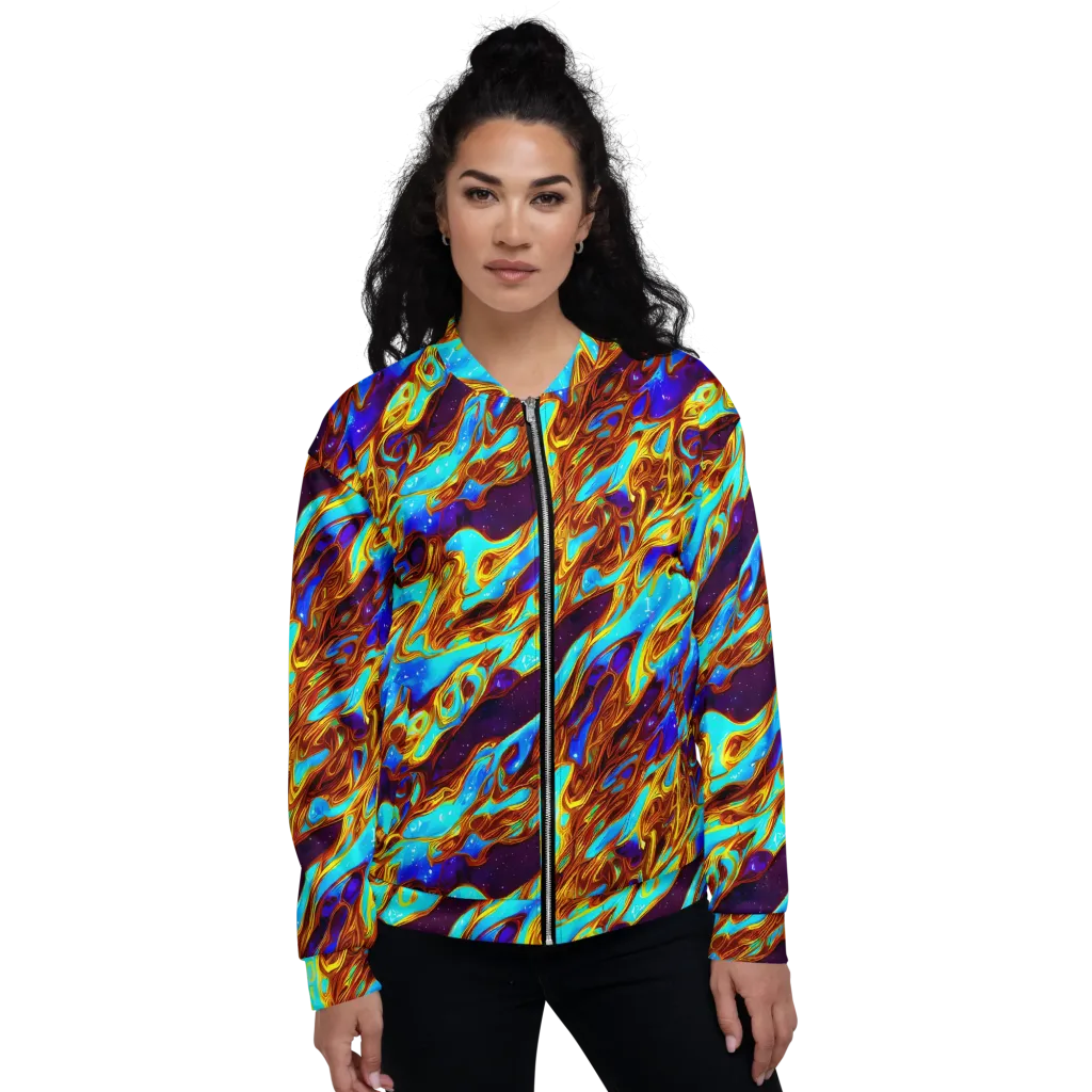 Liquid Supernova on Bomber Jacket — Front