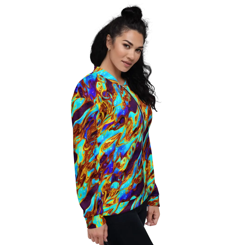 Liquid Supernova on Bomber Jacket — Right