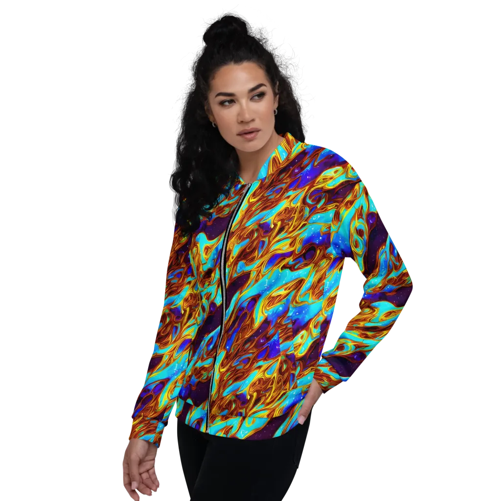 Liquid Supernova on Bomber Jacket — Left