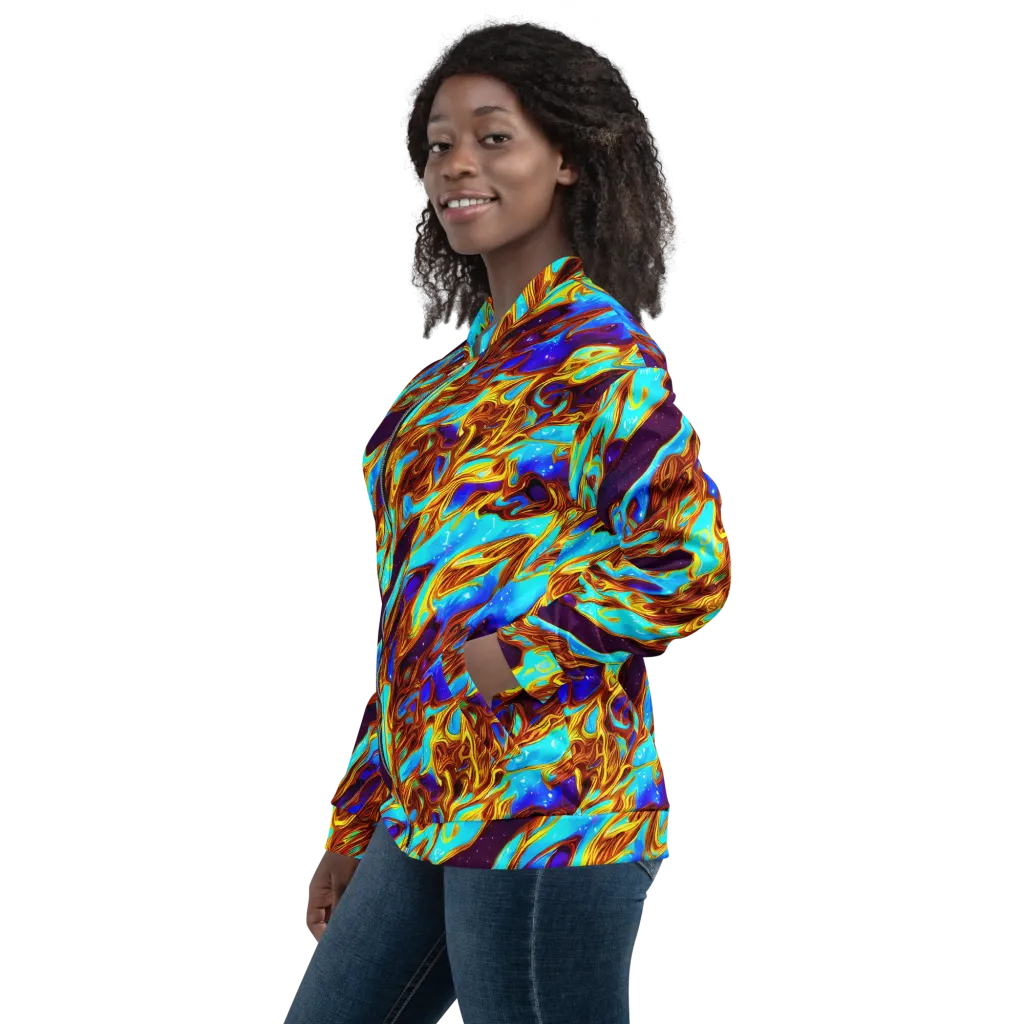 Liquid Supernova on Bomber Jacket — Left