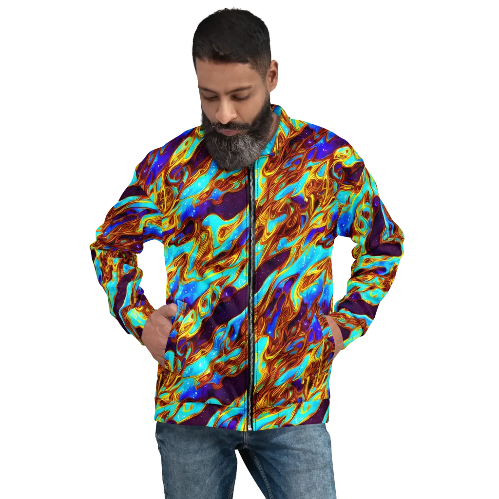 Liquid Supernova on Bomber Jacket — Front