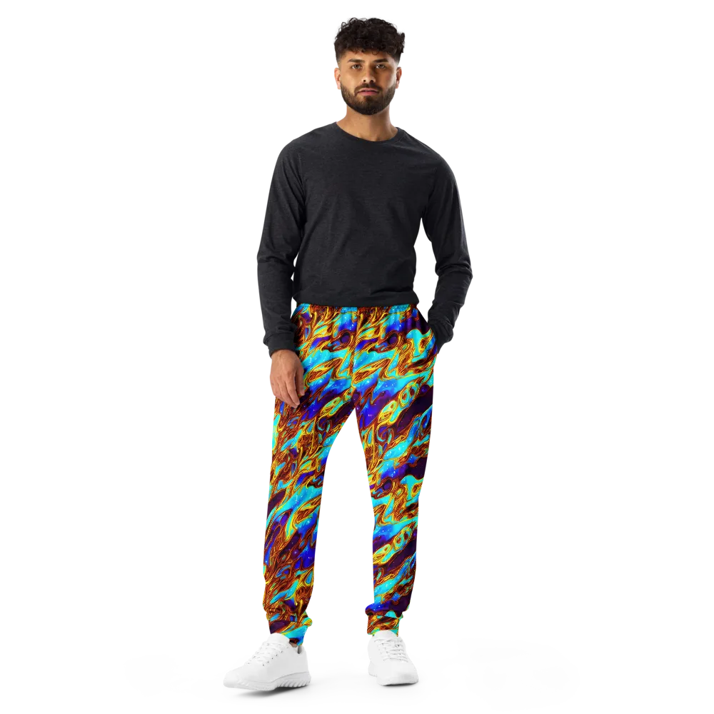 Liquid Supernova on Men's Joggers — Front