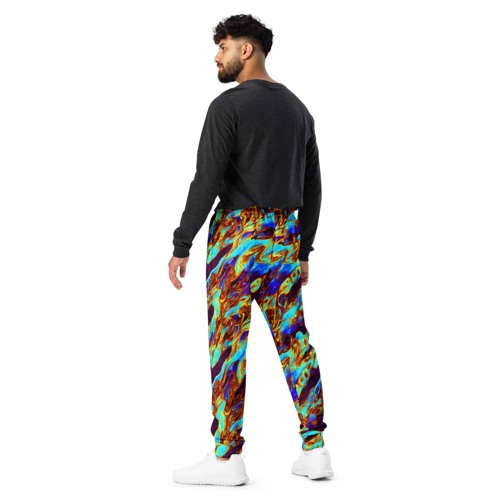 Liquid Supernova on Men's Joggers — Back