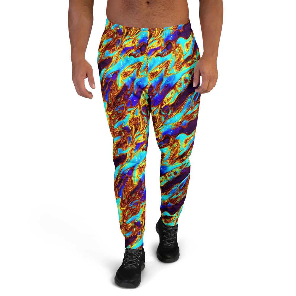 Liquid Supernova on Men's Joggers — Front